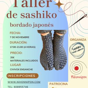 7 de Noviembre: Taller de Sashiko